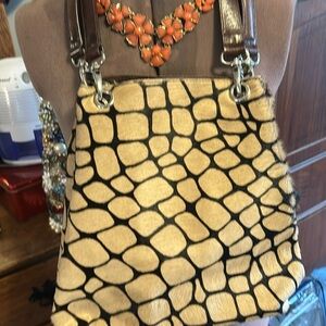 Maurizio Taiuti calf fur tote bag